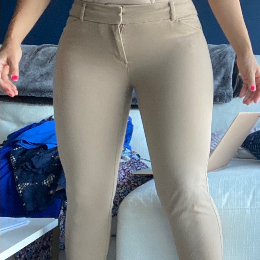 New York and Company nude stretchy pants.
